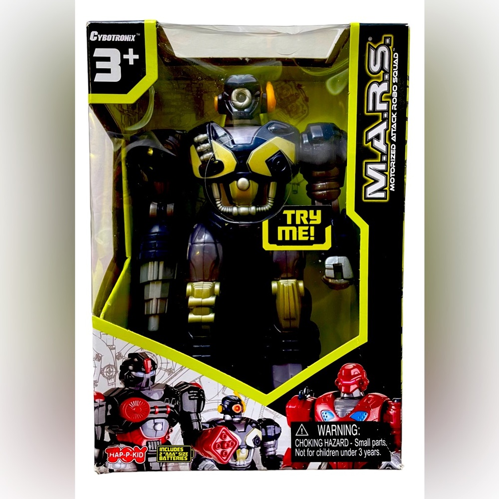 Vtg M.A.R.S. Mars Motorized Attack Robo Squad 7” POLAR CAPT Electronic Figure